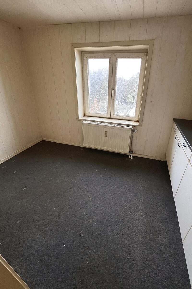 Pièce propre après intervention vide maison Liège